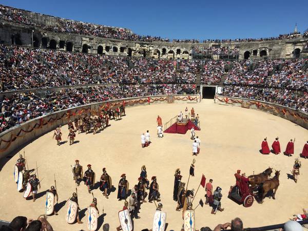 spectacle romain Arenes Nimes