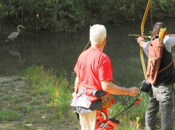 Tir à l'arc sur parcours nature 3D
