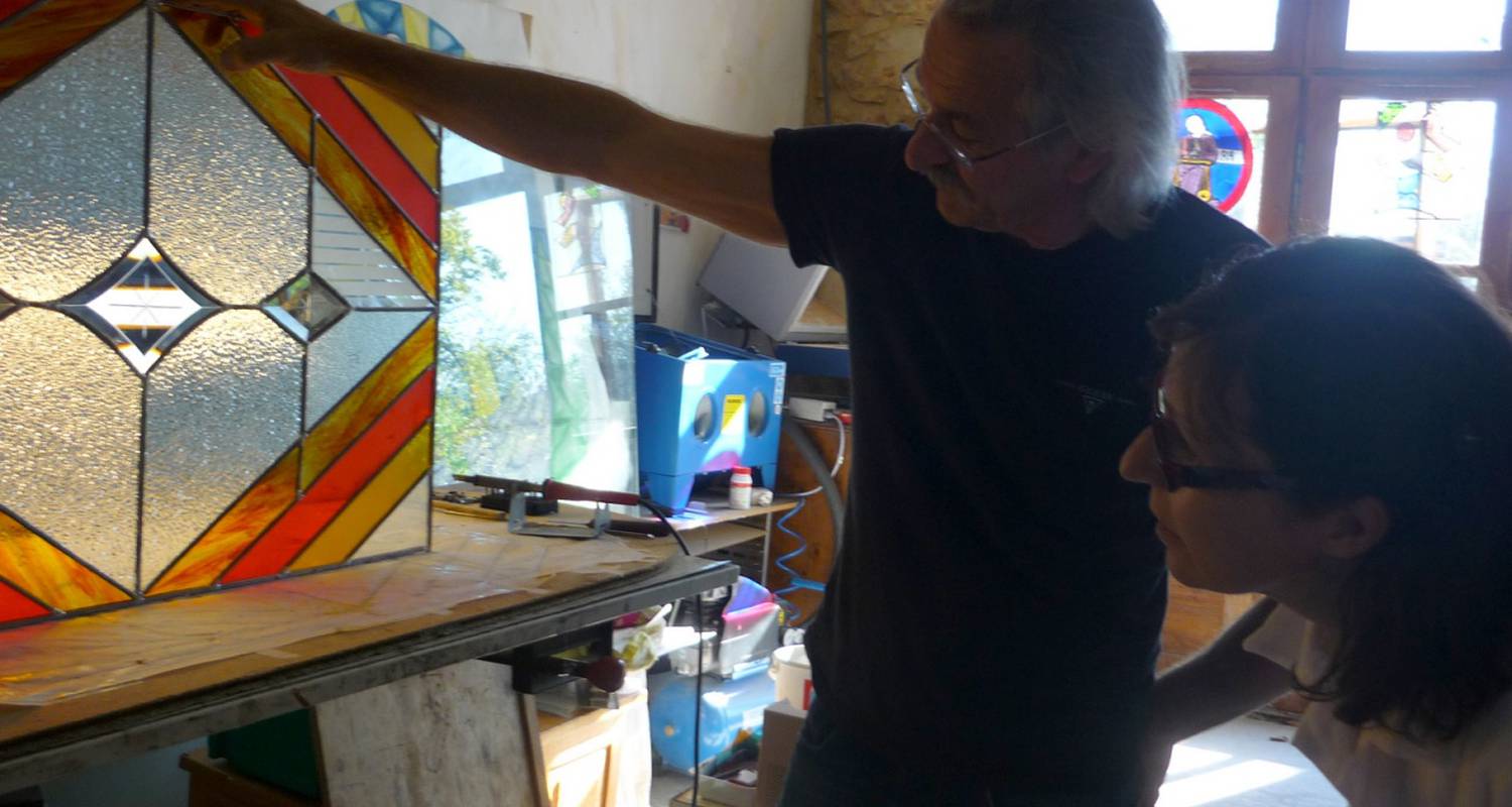 Activité: stage de vitrail à la capelle-et-masmolène (126506)