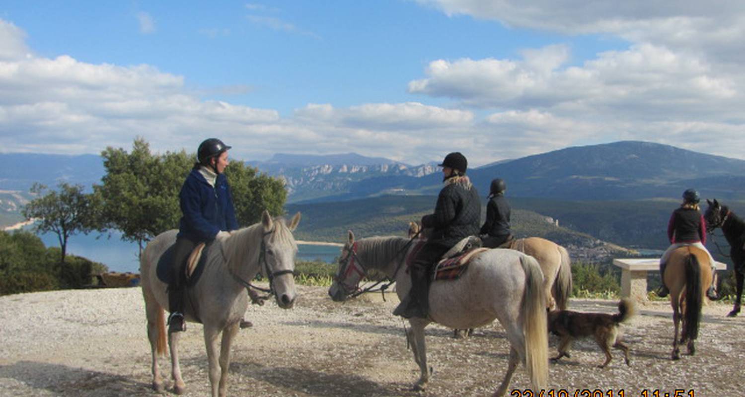 Activity: randonnees à cheval  d'une heure à plusieurs jours dans le parc régional du verdon sud  in moissac-bellevue (130297)